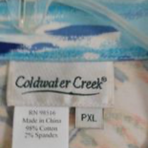 Coldwater Creek Tropical Print Jacket .Size PXL - Picture 3 of 3